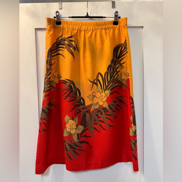 VTG Rare 1960s ILGWU Polynesian Shirt/Skirt Set - Picture 5 of 13